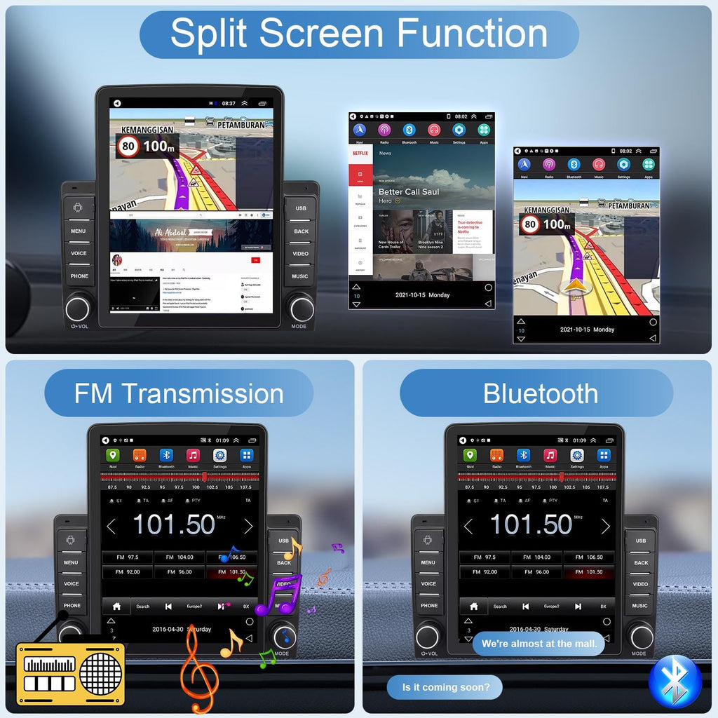 9.7" Car Stereo for Ford F-150 2004 2005 2006 2007 2008, 2+32G