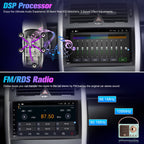 Radio for W639 Sprinter: 64G Double Din Car Stereo with Bluetooth AM FM Apple Carplay for Mercedes Benz W169 Vito Viano W906, 9" Touch Screen Android System Head Unit Play with Backup Camera FMAM