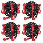 5/16"- 3/8" Ratchet Load Binder with G80 Chain 4Pack 5/16" Tie Down Kit