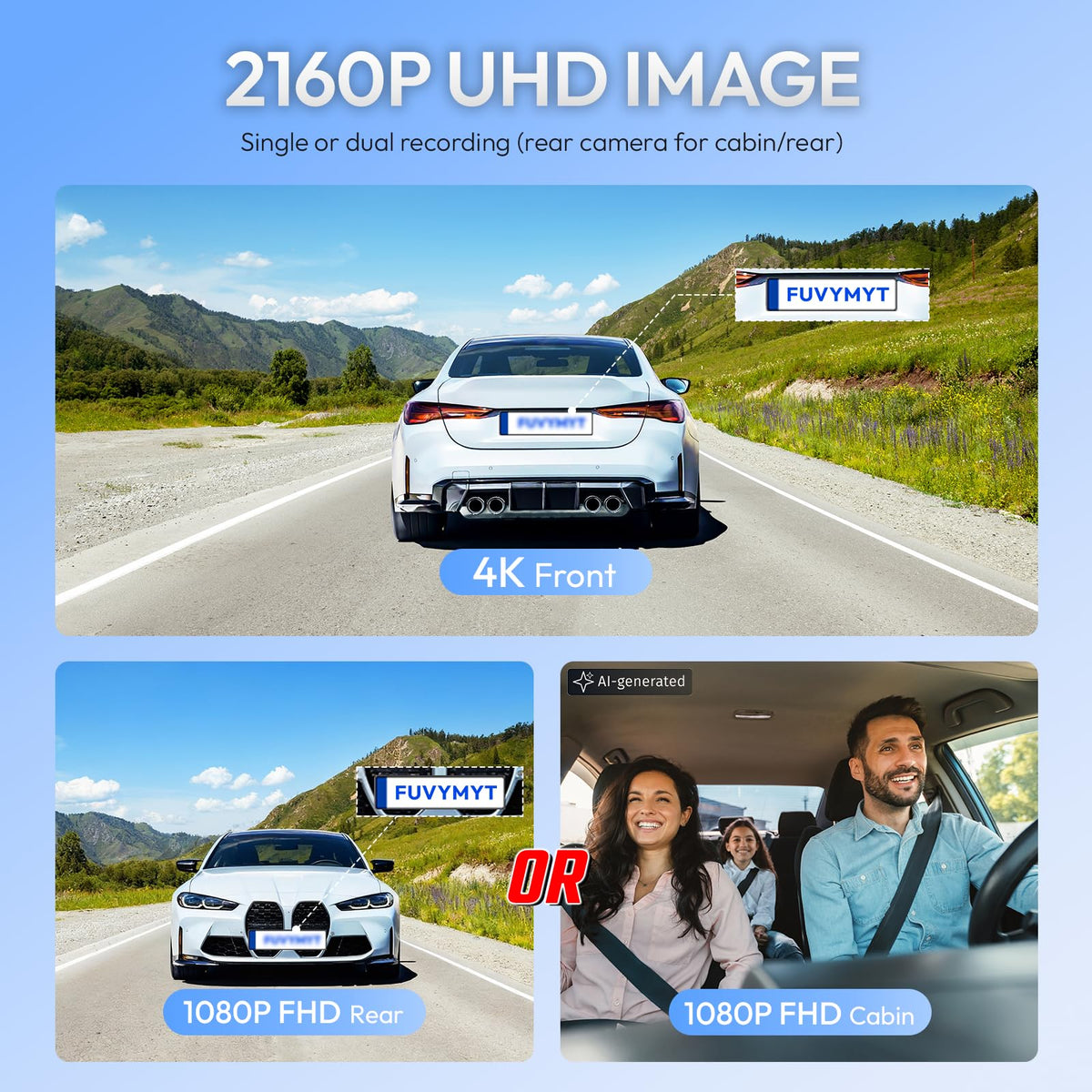 4K Dash Cam for Acura ADX 2025-2026