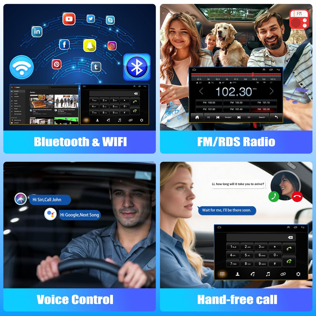 9.7" Android 14 Car Radio Stereo for Dodge Charger Magnum 2005-2007
