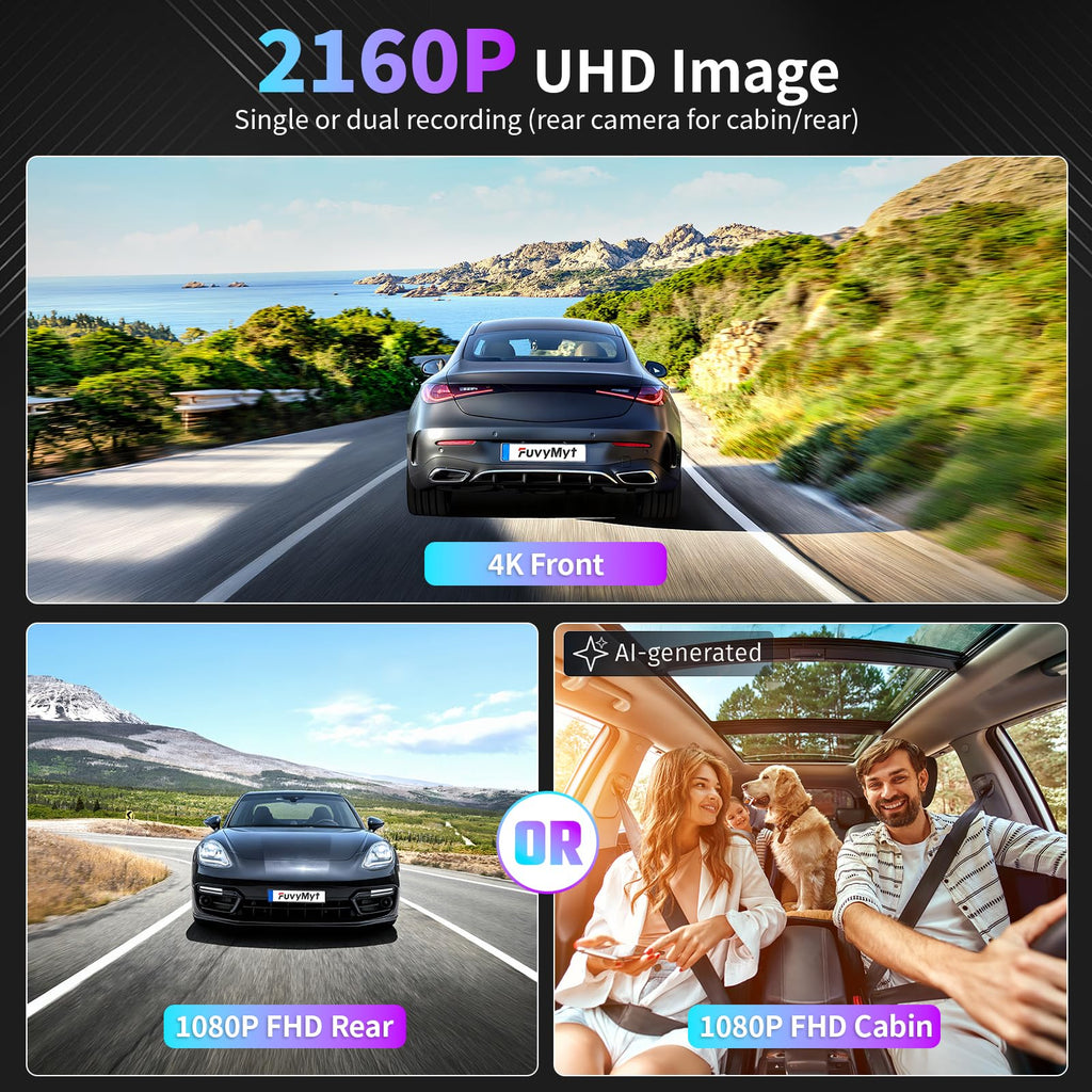 4K dash cam for Lexus TX 2024-2026