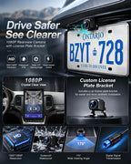 12.95" Car Radio Stereo Upgrade for Grand Cherokee 2014-2022,Wireless CarPlay Android Auto,Android 13 Head Unit with WiFi SWC GPS 1080P Backup Camera 4+64GB