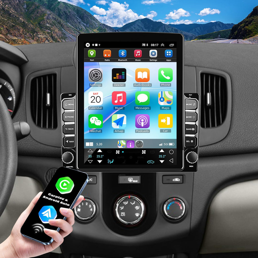 Car Radio for 2010 2011-2013 Kia Forte Stereo with CarPlay Android Auto