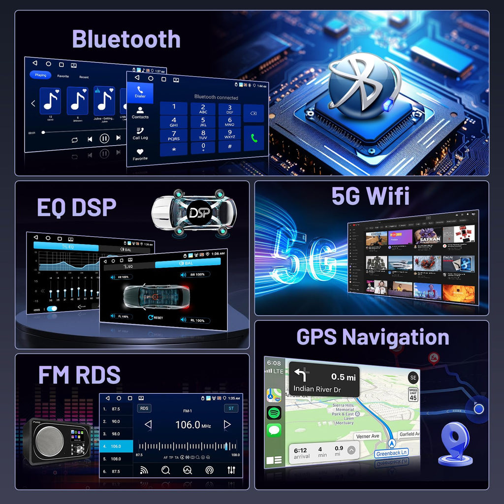 4+64G Android 15 Car Stereo for Hyundai Veloster 2011 2012 2013 2014 2015
