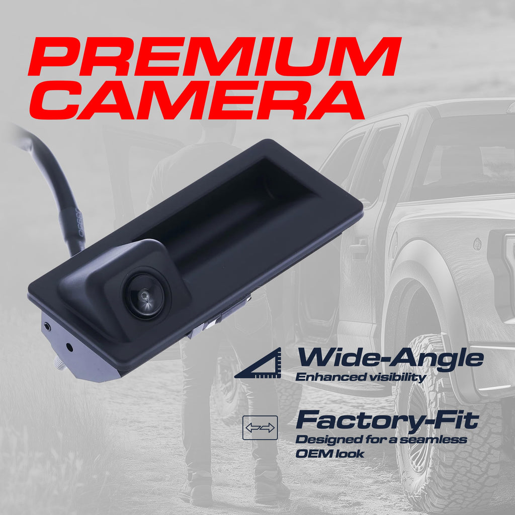 Master Tailgaters Replacement for VW Passat w/Release Switch [from 8-24-15] (2016-2019) Backup Camera OE Part # 561-827-566-D-9B9