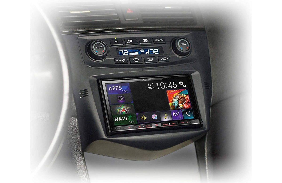 PAC RPK4-CH4101 RadioPRO Integrated Installation Kit with Integrated Climate Controls for Select 2013-2018 RAM Truck and 2019 RAM Classic Vehicles with 4 USB Port Car Charger for Front and Back Seats