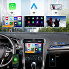 CAMECHO 8-Core 6G+128G Car Radio for Ford Fusion 2013-2016 with Wireless CarPlay Android Auto 9 Inch 1280 * 720 HD Touch Screen Car Stereo Android 15 GPS WiFi DSP 32EQ FM Bluetooth 5.0 Backup Camera