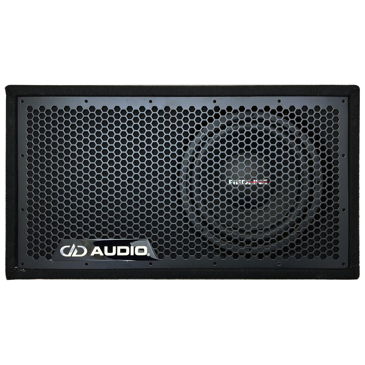 Digital Designs pkg DD Audio UE-10.1 Single 10" Ported Enclosure + SW10-D4 10" 600W Dual 4-Ohm Car Subwoofer