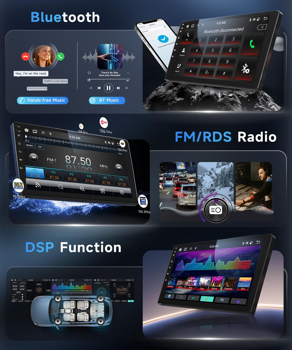 8 Core 6G+128G Android Car Stereo Radio for Honda Pilot 2006 2007 2008