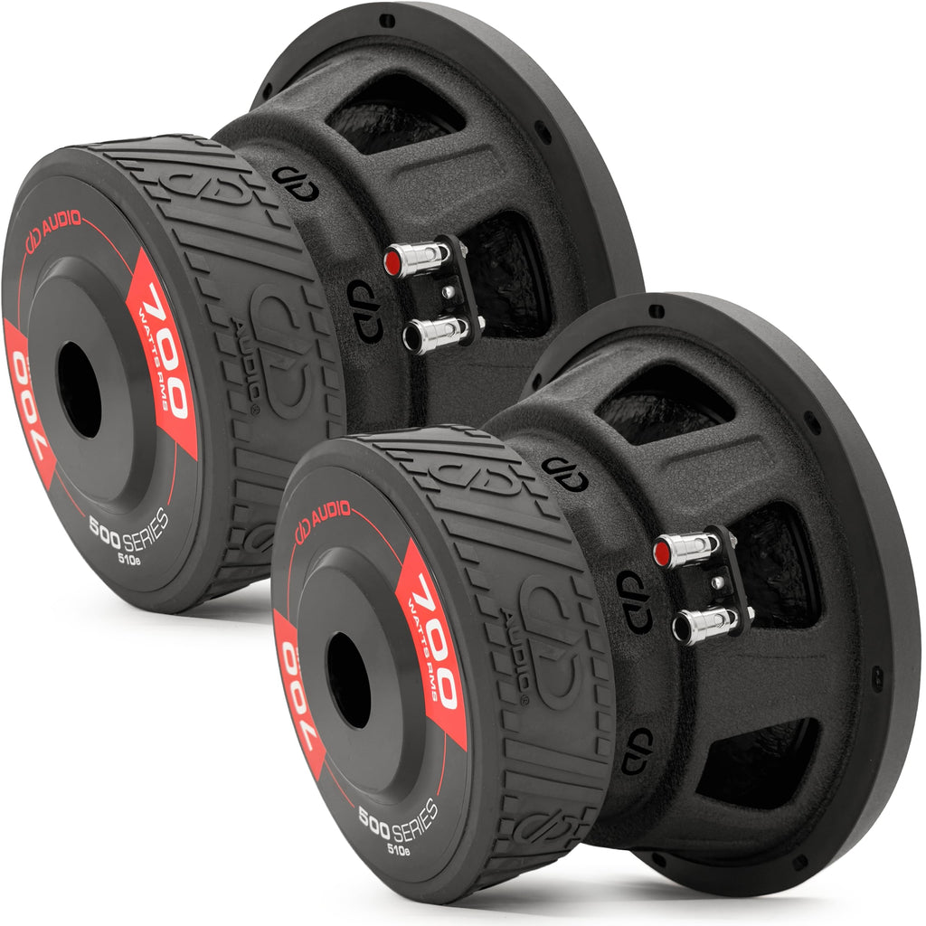 Digital Designs DD Audio 510E-D2 10" 2100W Dual 2-Ohm Car Subwoofers (Pair)