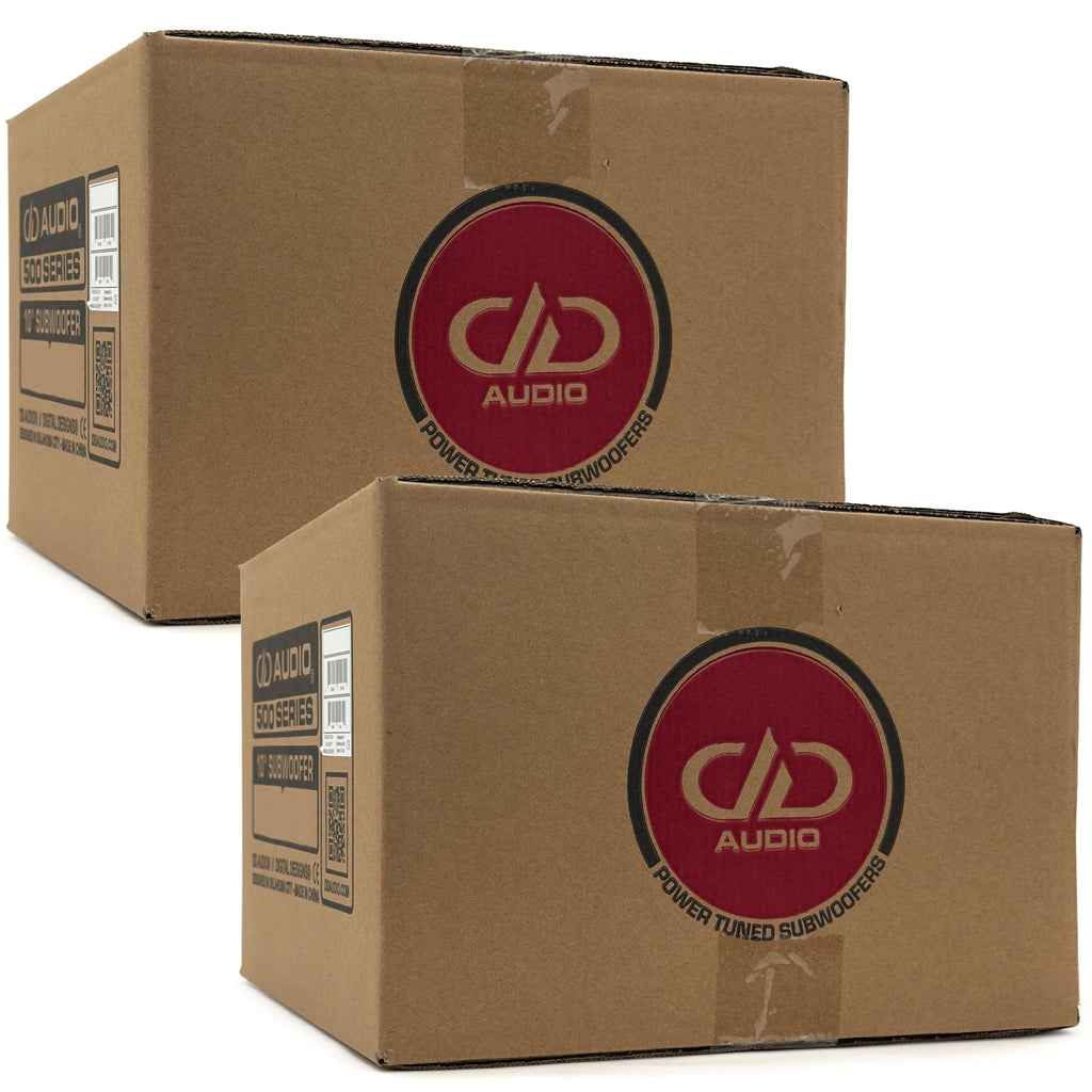 Digital Designs DD Audio 510E-D2 10" 2100W Dual 2-Ohm Car Subwoofers (Pair)