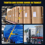 Ratchet Chain Binder Kit 3/8''-1/2" and 3/8"×10ft Chains,9200lbs Capacity