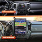 15.6 Inch Touch Screen Android 13 Car Radio Head Unit for Nissan Titan 2016-2019 Car Multimedia Stereo Player GPS Navigation with Wireless Carplay, Android Auto, 128GB, US 1 Yr Service