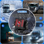 10.36" 4K RV Backup Camera System with 4 1080P Cameras