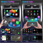 Radio for W639 Sprinter: 64G Double Din Car Stereo with Bluetooth AM FM Apple Carplay for Mercedes Benz W169 Vito Viano W906, 9" Touch Screen Android System Head Unit Play with Backup Camera FMAM