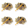 10ft 3/8" Chain and Binder Kit 4 Pack, 3/8"-1/2" Ratchet Load Binders