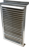 Louvered Cover with 2" Pleated Filter for Thermal Edge Model HC201 UL Type 4X Enclosure air conditioners - 304 Stainless Steel