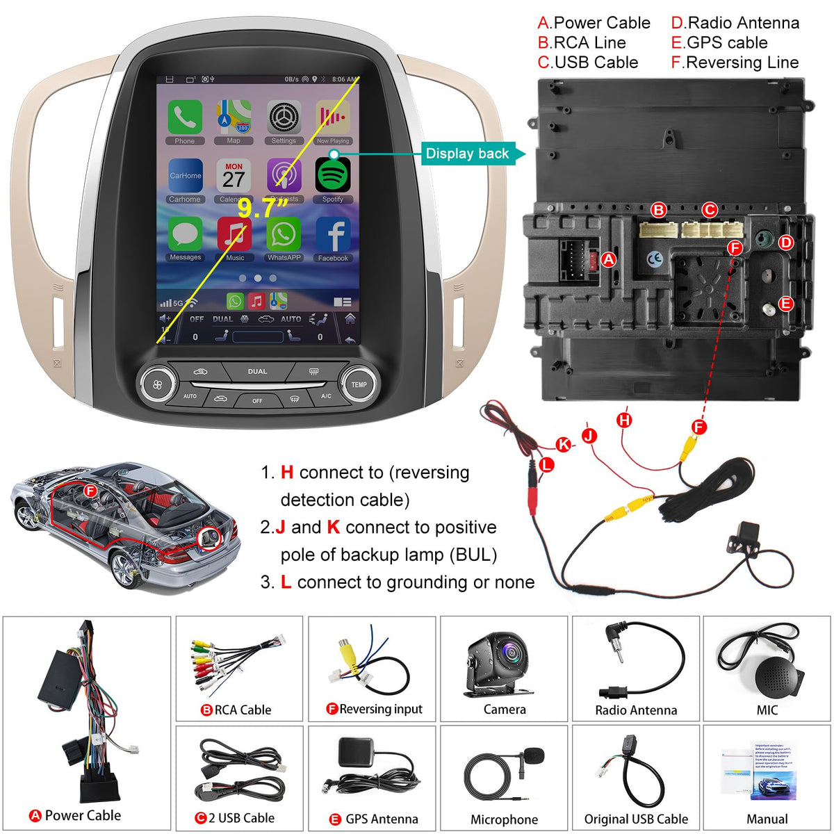 Car Stereo Radio Android GPS Navi for Buick Lacrosse 2009 2010 2011 2012