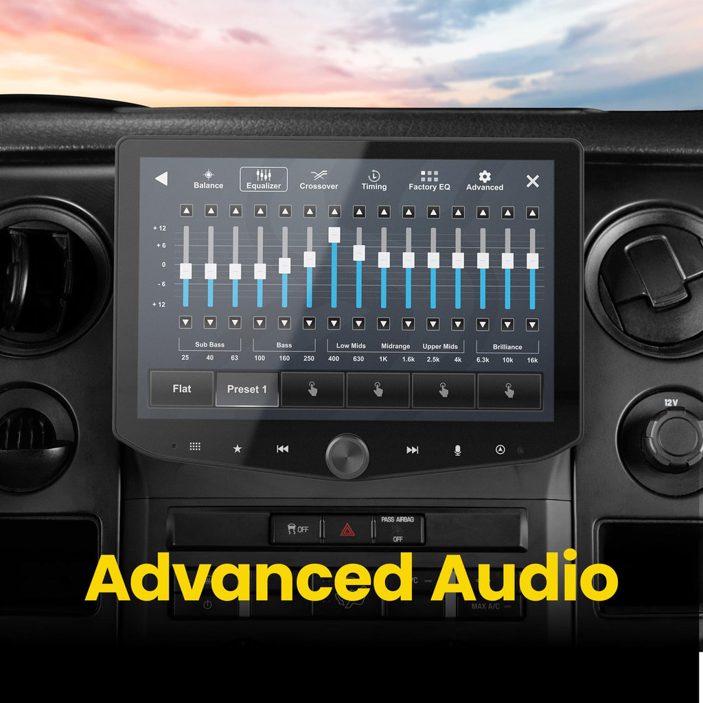 Stinger HORIZON10 10.1" Ford F-150 (2009-14) Stereo, Wireless Apple CarPlay
