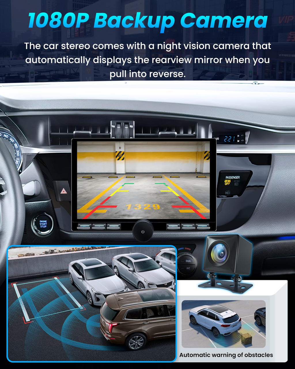8 Core 32G ROM Car Radio for Toyota Corolla 2014-2016: Upgrade Android 15