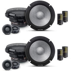 Alpine R2-S65C 6.5 in Two-Pair Component Speaker Bundle