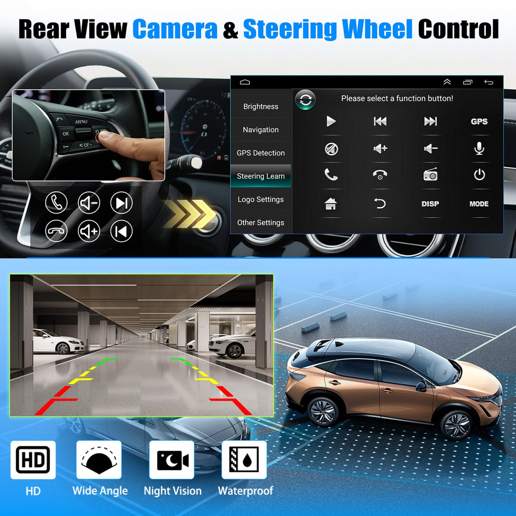 10.1" Android 13 Car Stereo Radio for Saturn Outlook 2007 2008 2009 2010