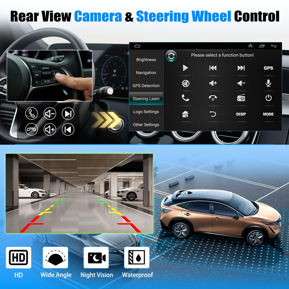 10.1" Android 13 Car Stereo Radio for Saturn Outlook 2007 2008 2009 2010