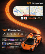 8 Core 6G+128G Android Car Stereo for Chevrolet Chevy Silverado Impala Tahoe GMC Sierra Yukon Hummer H2 with Wireless CarPlay Android Auto, 7” Car Radio GPS WiFi SWC BT Backup Camera