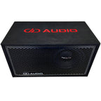Digital Designs pkg DD Audio UE-10.1 Single 10" Ported Enclosure + SW10-D4 10" 600W Dual 4-Ohm Car Subwoofer