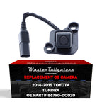 Master Tailgaters Replacement for Toyota Tundra (2014-2015) Backup Camera OE Part # 86790-0C020