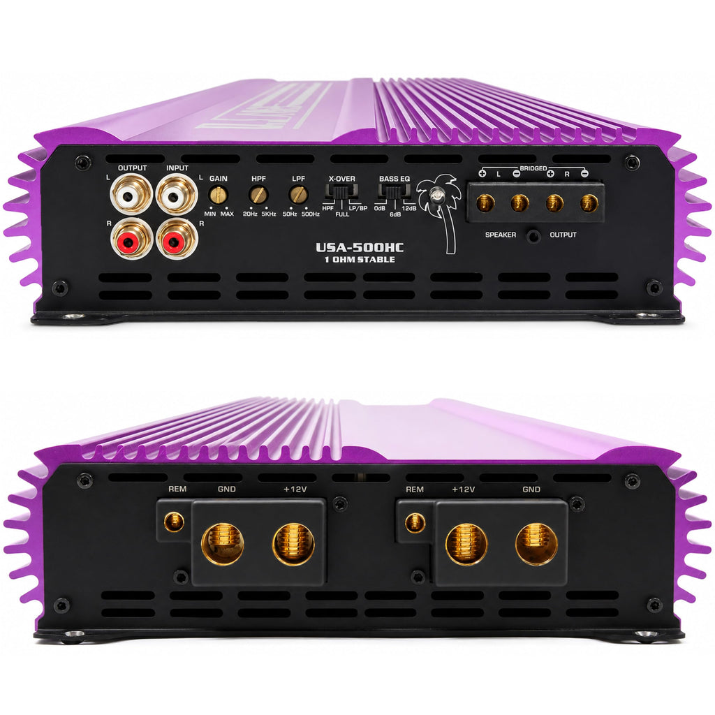 US Amps USA-500HC 2-Channel 4952W RMS Class A/B Amplifier