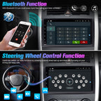 Radio for W639 Sprinter: 64G Double Din Car Stereo with Bluetooth AM FM Apple Carplay for Mercedes Benz W169 Vito Viano W906, 9" Touch Screen Android System Head Unit Play with Backup Camera FMAM