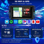 7" 5GWiFi Car Radio for GMC Sierra Chevy Silverado 1500 2500 3500 2007-2013
