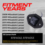 Master Tailgaters Replacement for Mitsubishi Lancer (2008-2014) Backup Camera OE Part # 8781A062, 8781A053