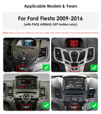 8 Core 6GB+64GB 9.7Inch HD Touchscreen Android 14 Stereo Car Radio Upgrade for Ford Fiesta 2009-2016 Wireless Carplay | Android Auto WiFi GPS Navigation Bluetooth 5.0 AM FM,SWC, Car Tablet