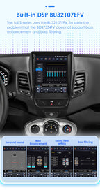 8 Core 6GB+64GB 9.7Inch HD Touchscreen Android 14 Stereo Car Radio Upgrade for Ford Fiesta 2009-2016 Wireless Carplay | Android Auto WiFi GPS Navigation Bluetooth 5.0 AM FM,SWC, Car Tablet