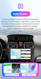 Android 14 Car Stereo Upgrade for Subaru WRX STI Forester XV Crosstrek Impreza, 8Core4G+64G GPS Navigation with 9inch QLED Touchscreen Wireless Carplay Android Auto SWC EQ Bluetooth 5.4 TPMS
