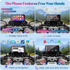 Carpuride W603B 6.3" Motorcycle Carplay Screen for R1200GS R1250GS S1000XR