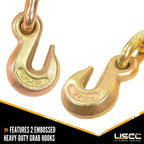 US Cargo Control Peerless Ratchet Binder Plus Chain Binders 1/2" - 5/8" (2-Pack), 18,100 LBS Working Load Limit, Use with 1/2" & 5/8" Grade 70 and Grade 80 Chain