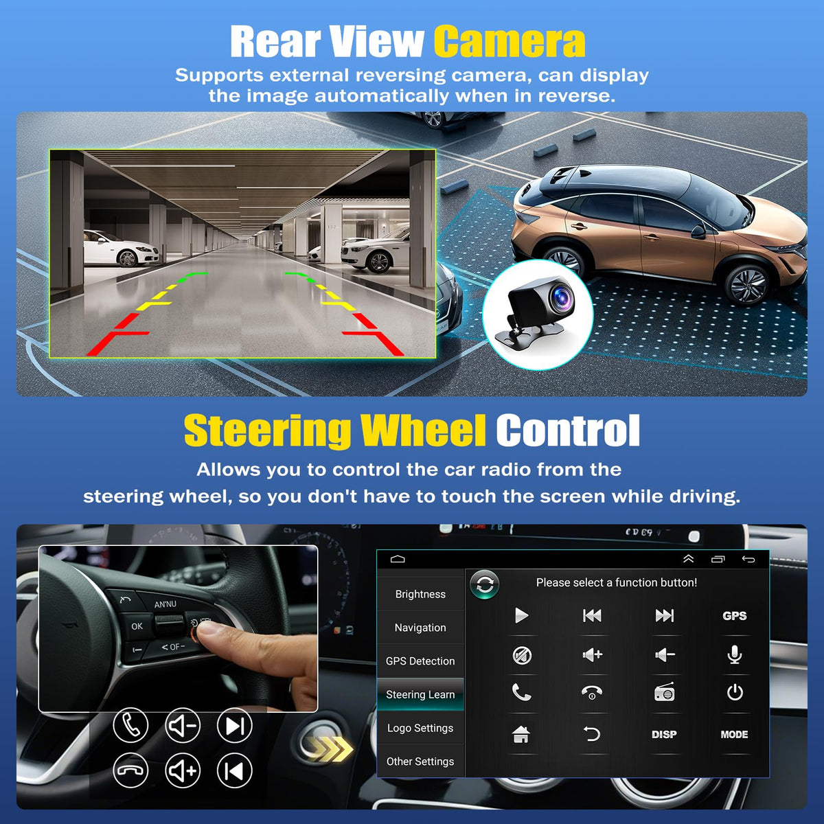4+64G Car Stereo for Mercedes Benz Sprinter 2007-2018 with Wireless CarPlay Android Auto, 9.7 inch Android 13 Touchscreen Display Radio Player Audio Receiver Headunit with GPS Navi FM RDS SWC WiFi