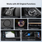 Car Stereo for BMW X5 X6 E70 E71 (2011-2013) with CIC System, Wireless CarPlay Android Auto Upgrade Factory Radio Bluetooth WiFi Touch Screen (10.25" CIC (2011-13))