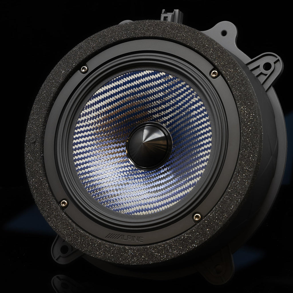Alpine EV-65CF-T - 6.5" Component Front Door Speaker Set Compatible with 17-24 Model 3 & 20-24 Model Y