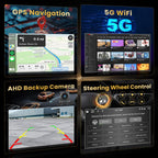 8Core 6+128GB 9" Android 15 Car Stereo for Subaru Legacy Outback 2010-2014