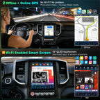 Android Car Radio Stereo for Dodge RAM 1500 2500 3500 4500 5500 2019-2024