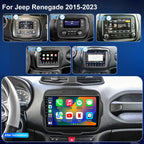 9" Car Radio for Jeep Renegade 2015 2016 2017 2018 2019 2020 2021 2022 2023