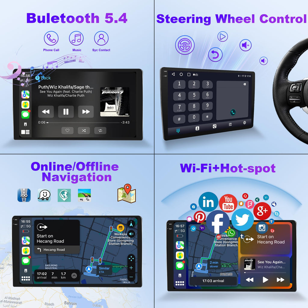 4+64G Upgraded Android 14 Car Radio Stereo for Nissan Altima 2013-2018