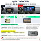 XTRONS Android Car Stereo for Mercedes-Benz E-Class W212 S212 (2009-2012) NTG 4.0, 12.3" IPS Touchscreen, Wireless CarPlay & Android Auto, Qualcomm Snapdragon 662, 8+128GB, Retains OEM Functions