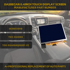 Dasbecan TDO-XGA084 Upgraded 8.4" Uconnect Touch Screen LCD 4C UAQ