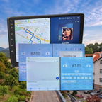 10 Inch Android Car Stereo Double Din with Wireless CarPlay, 360 Panoramic Surround View System, HD Touchscreen Vehicle GPS Navigation, 4G+64G Car Android Radio with 360 Camera, Double Din